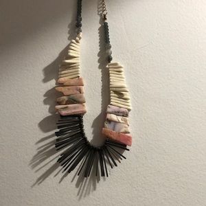 Nwt Anthopologie stone bib necklace